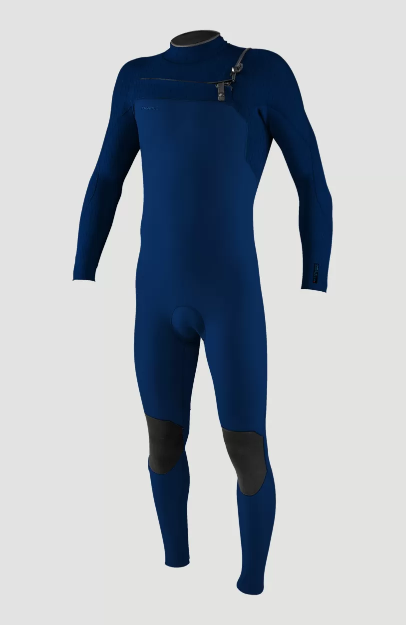 Discount O’Neill Hyperfreak 4/3mm+ Chest Zip Full Wetsuit | NVY/NVY