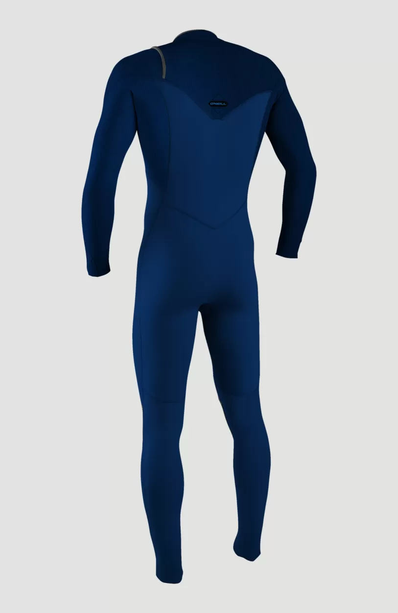 Discount O’Neill Hyperfreak 4/3mm+ Chest Zip Full Wetsuit | NVY/NVY