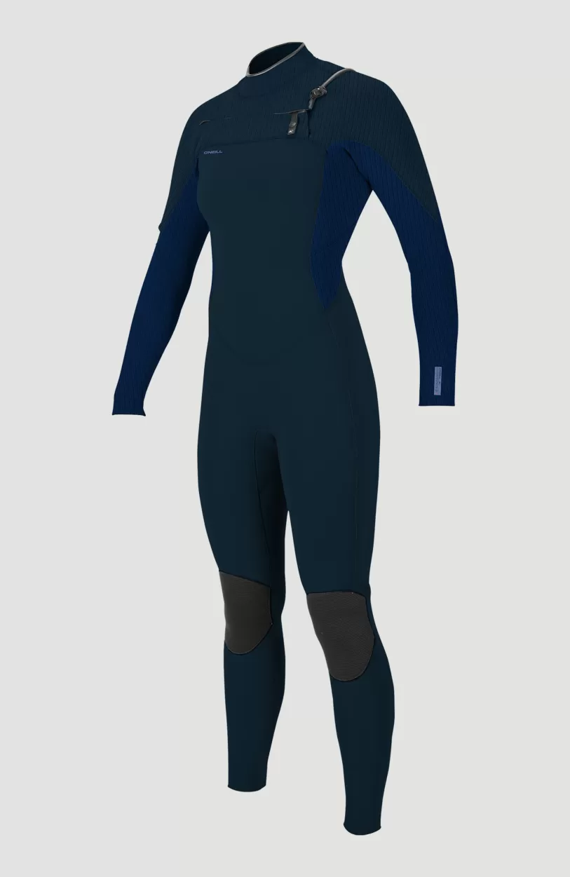 Online O’Neill Hyperfreak 4/3mm+ Chest Zip Full Wetsuit | SHADE/NAVY