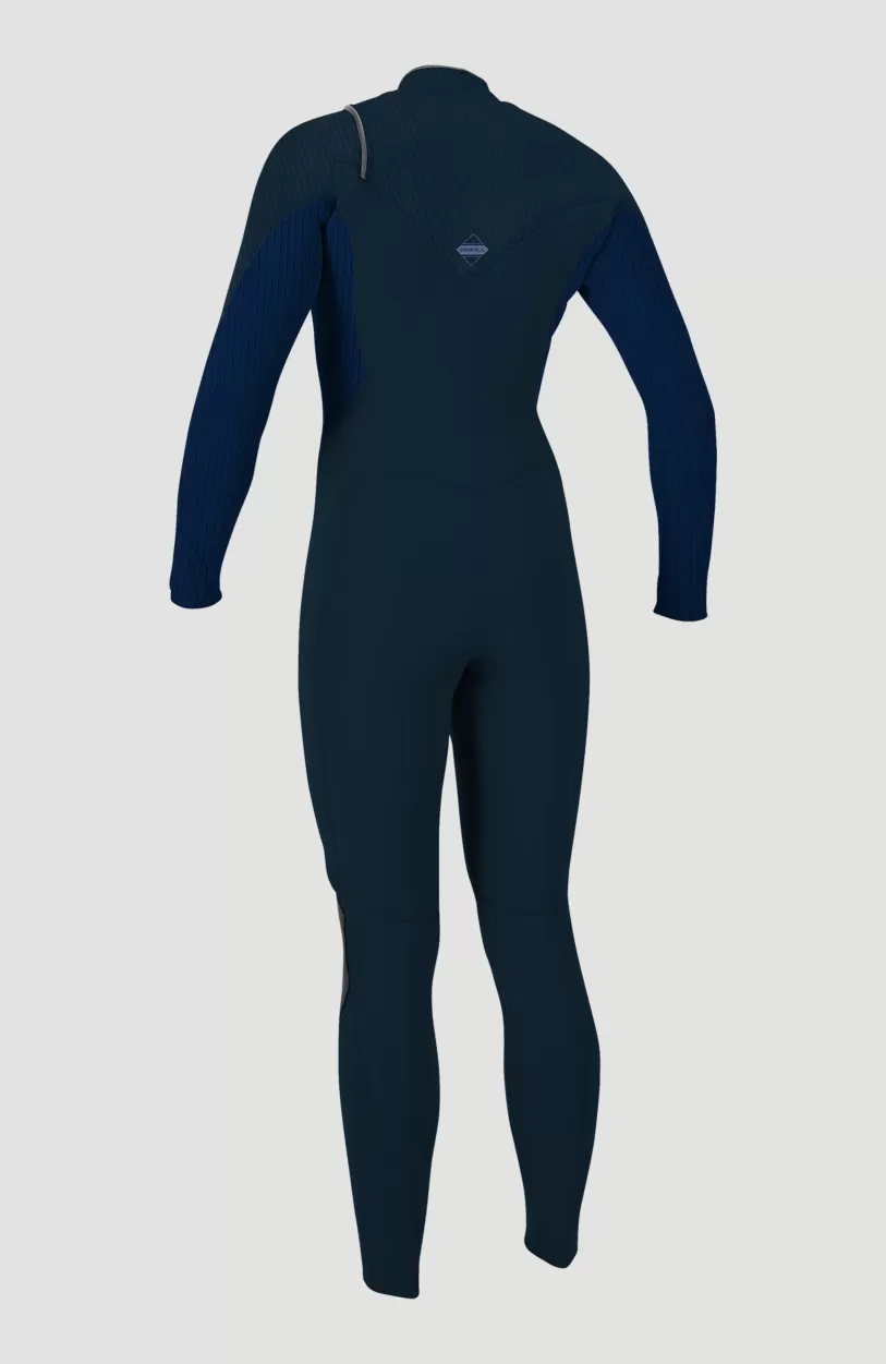 Online O’Neill Hyperfreak 4/3mm+ Chest Zip Full Wetsuit | SHADE/NAVY