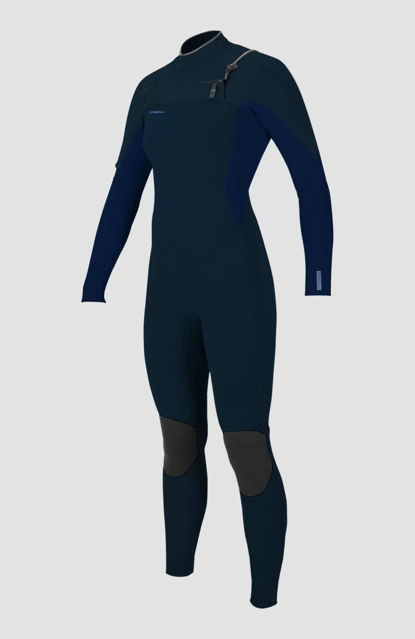 New O’Neill Hyperfreak 5/4mm Chest Zip Full Wetsuit | SHADE/NAVY