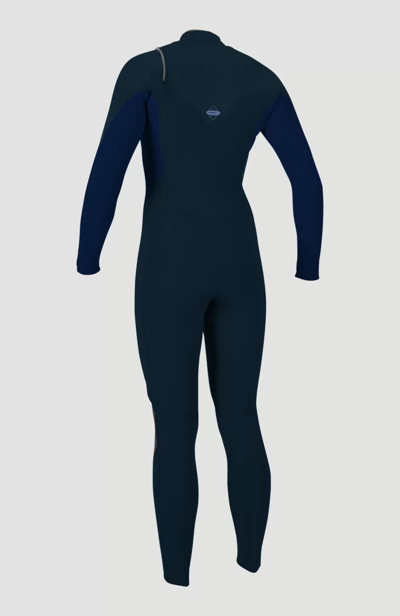 New O’Neill Hyperfreak 5/4mm Chest Zip Full Wetsuit | SHADE/NAVY