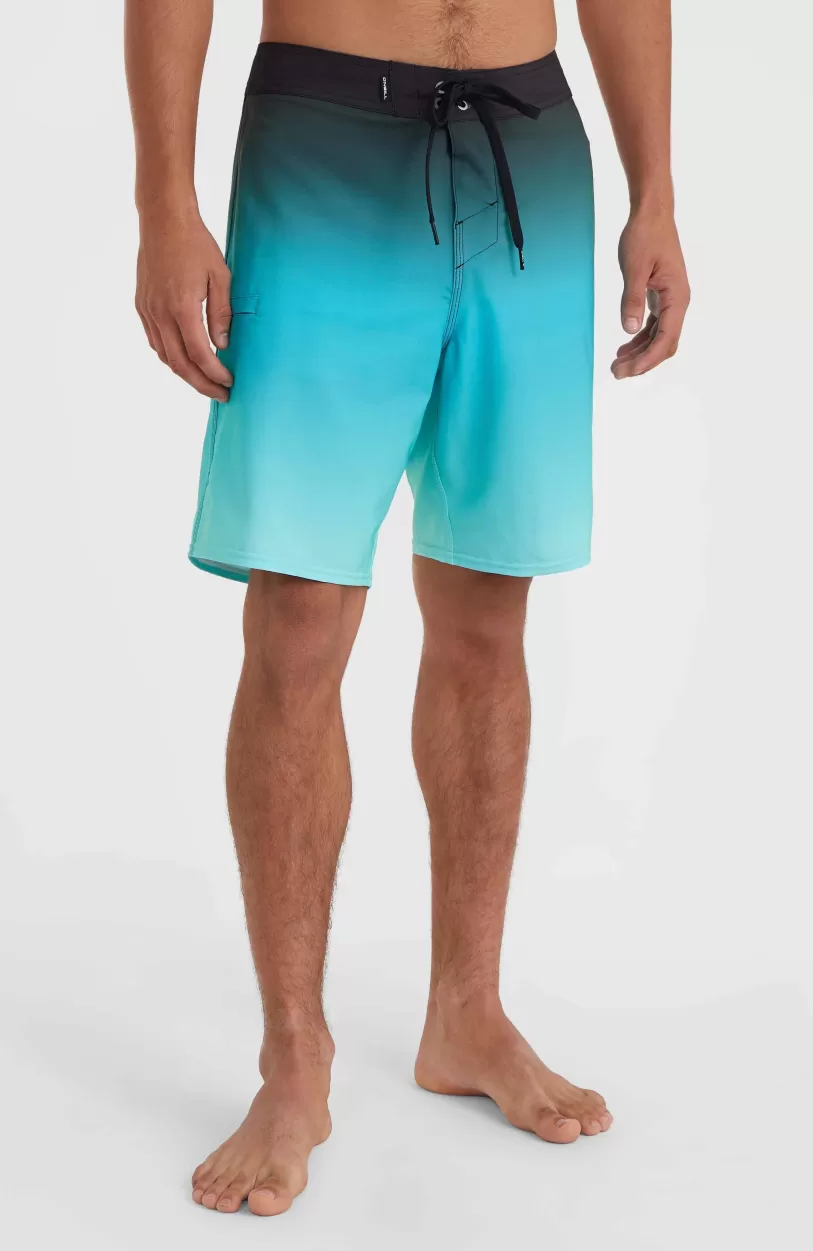 Sale O’Neill Hyperfreak Heat Fade 19" Boardshort | Black Heat Fade