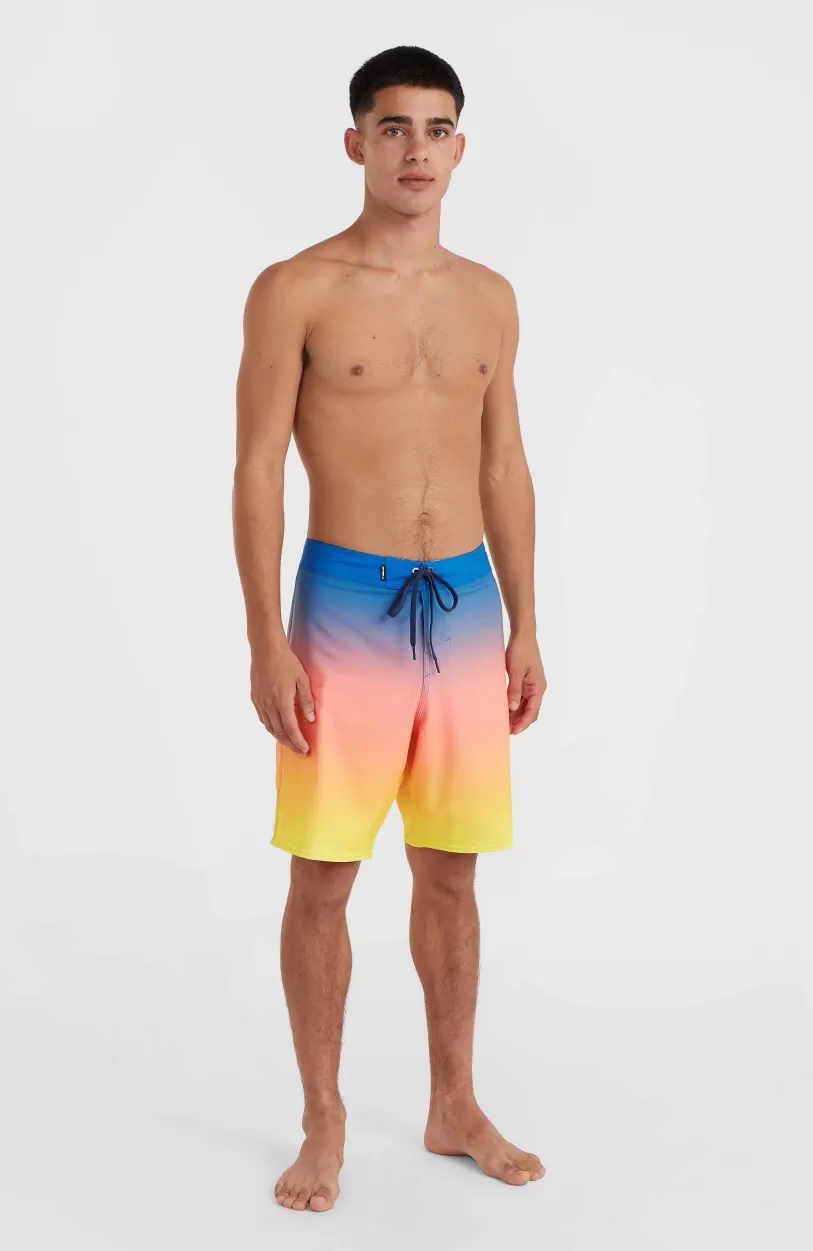 Sale O’Neill Hyperfreak Heat Fade 19" Boardshort | Blue Heat Fade