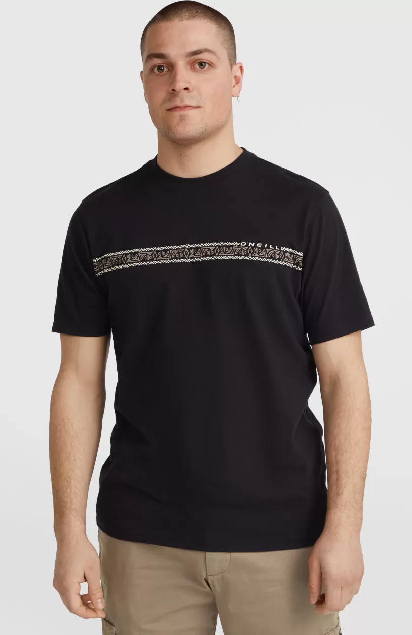 Cheap O’Neill Ikat Stripe T-shirt | Black Out