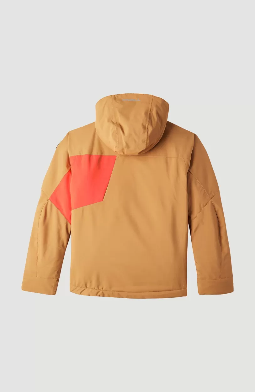 Cheap O’Neill JACKSAW JACKET | Rich Caramel Colour block