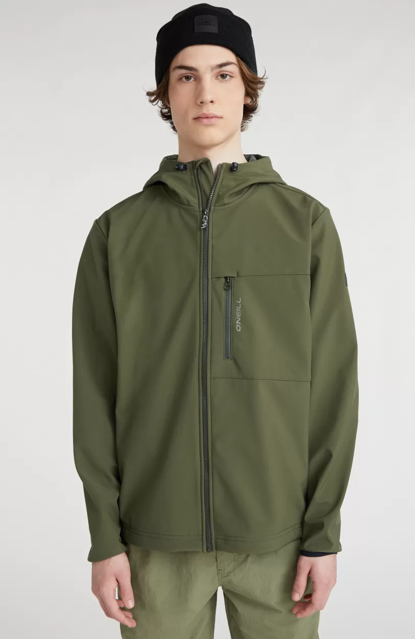 Cheap O’Neill Jas O'Neill TRVLR Series Softshell | Forest Night