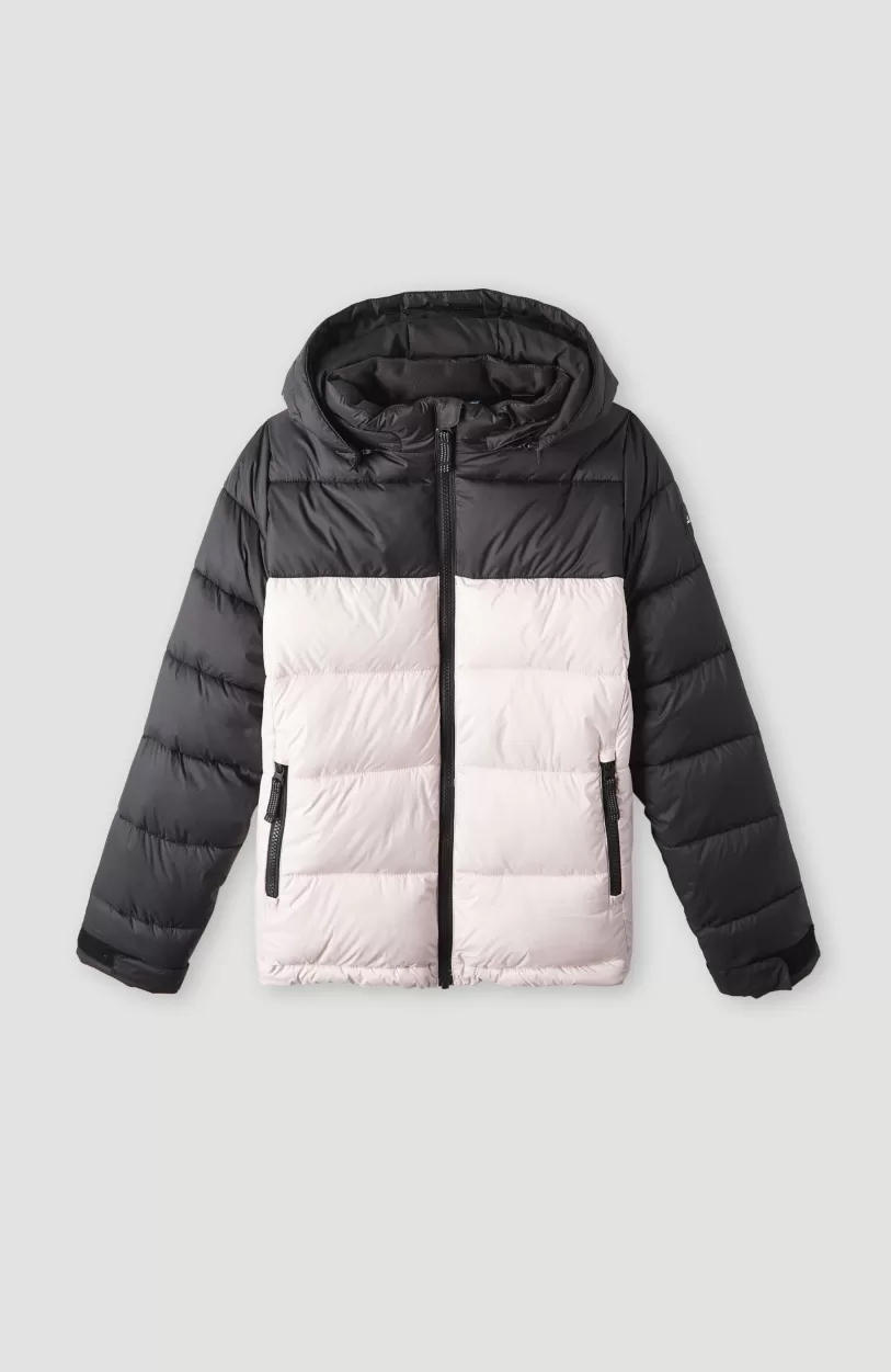 Shop O’Neill Jas O'Riginals Puffer | Peach Whip Colour Block