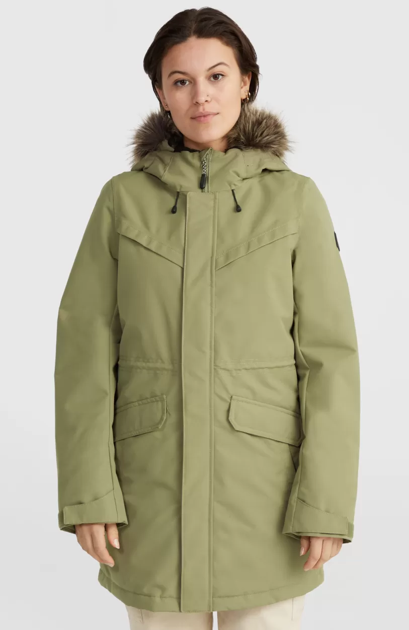 Shop O’Neill Journey Parka Jas | Deep Lichen Green