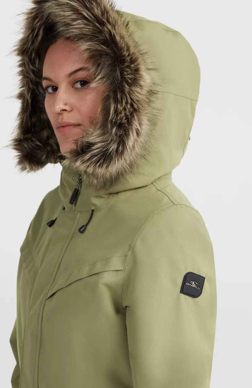 Shop O’Neill Journey Parka Jas | Deep Lichen Green