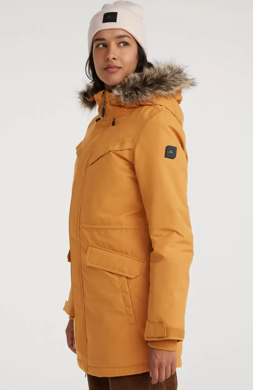 Fashion O’Neill Journey Parka Jas | Rich Caramel