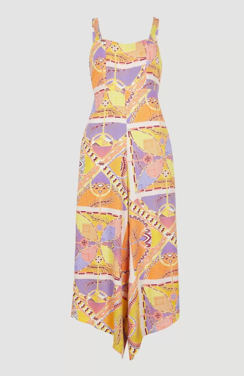 Cheap O’Neill Jumpsuit Alba | Yellow Scarf Print