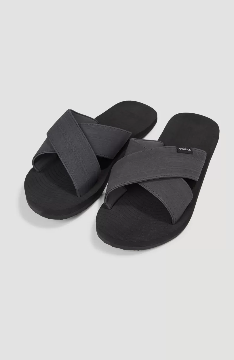 Shop O’Neill Koosh Cross Over BLOOM™ Slippers | Black Out