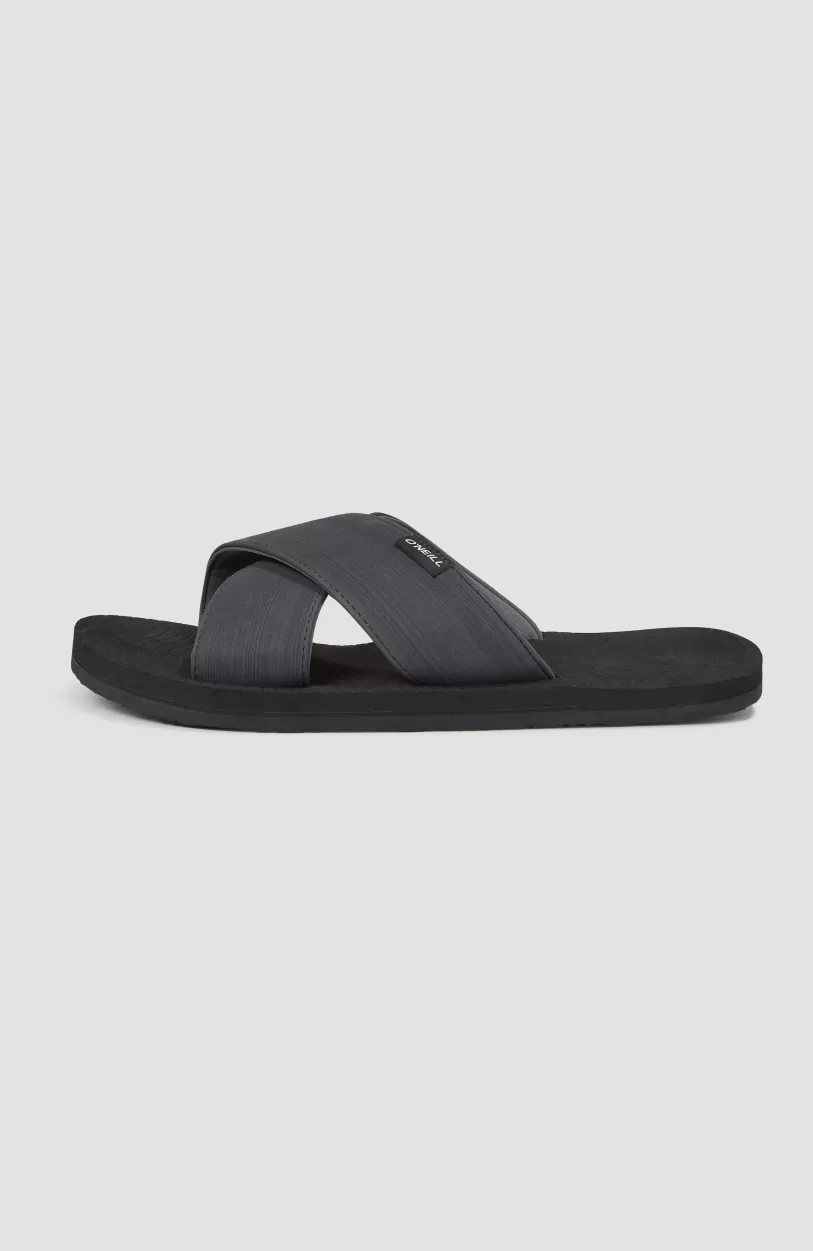 Shop O’Neill Koosh Cross Over BLOOM™ Slippers | Black Out