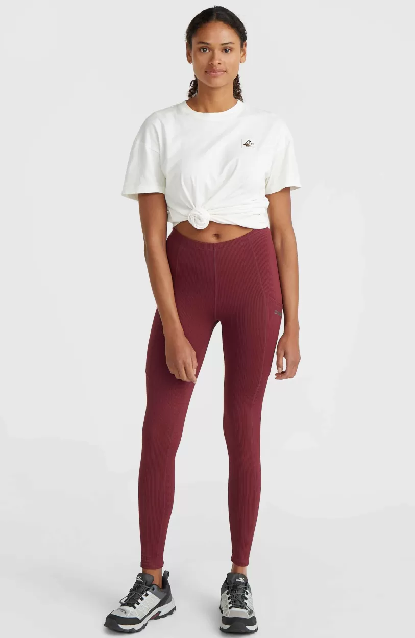 Store O’Neill Legging O'Neill TRVLR Series Ribbed | Windsor Wine