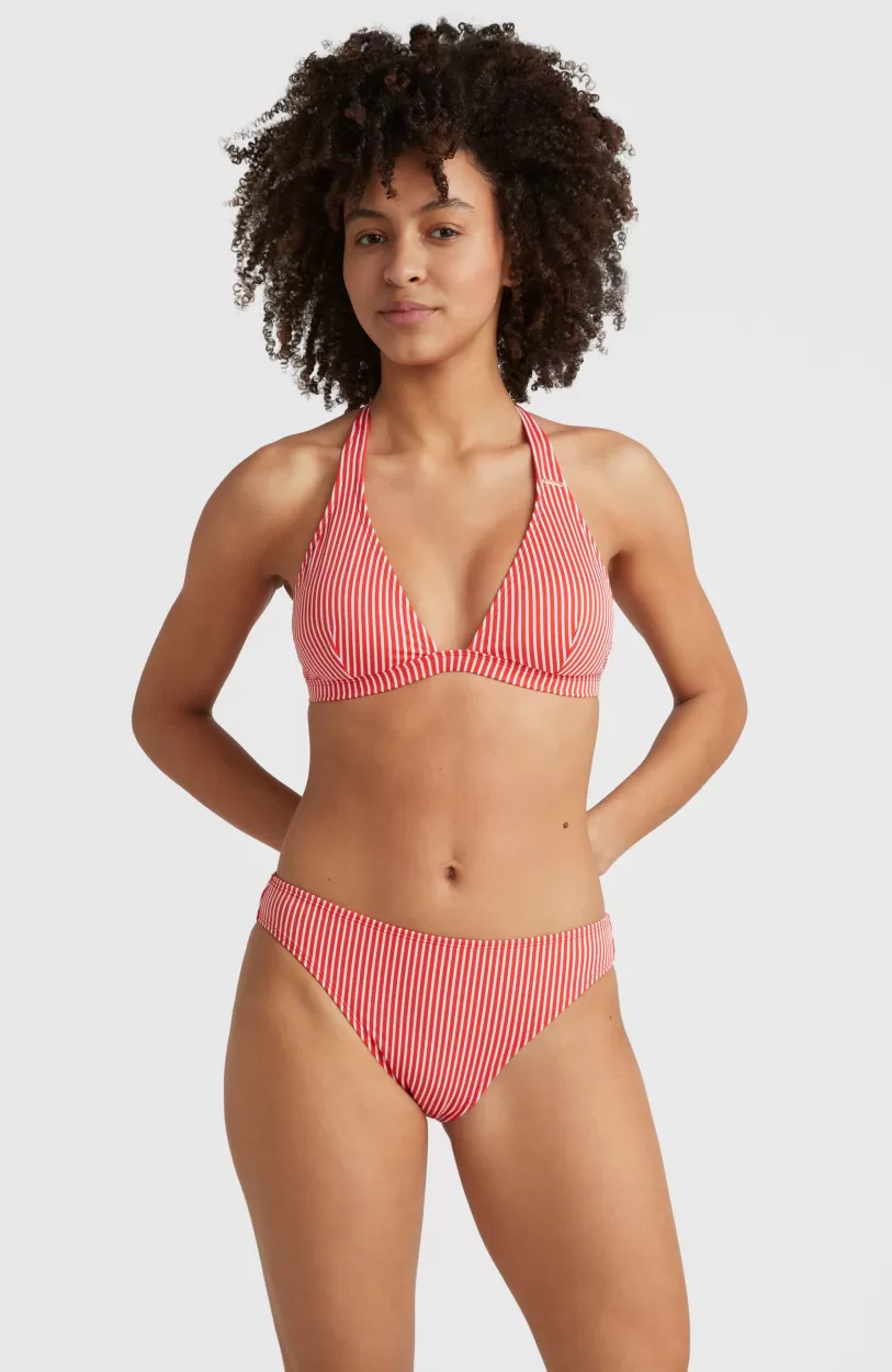 Discount O’Neill Marga - Cruz Halterbikiniset | Red Simple Stripe