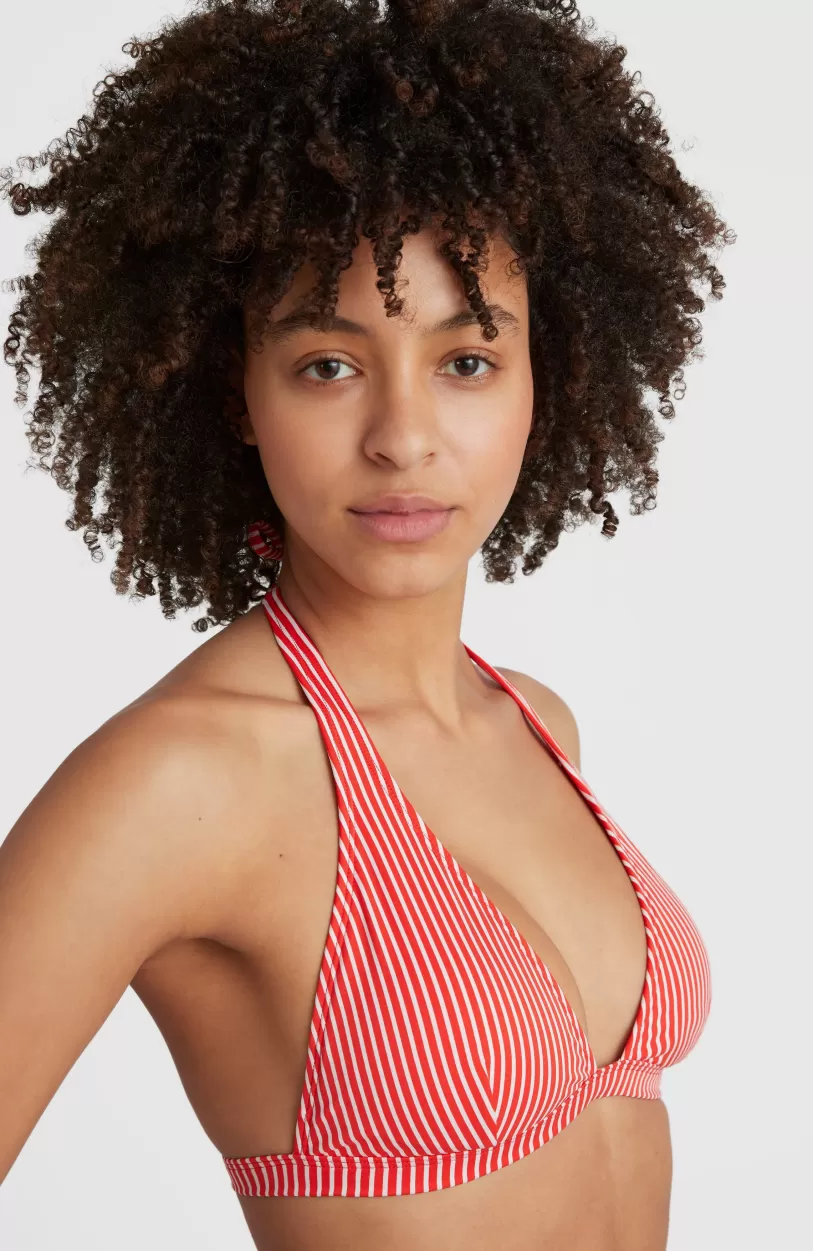 Discount O’Neill Marga - Cruz Halterbikiniset | Red Simple Stripe