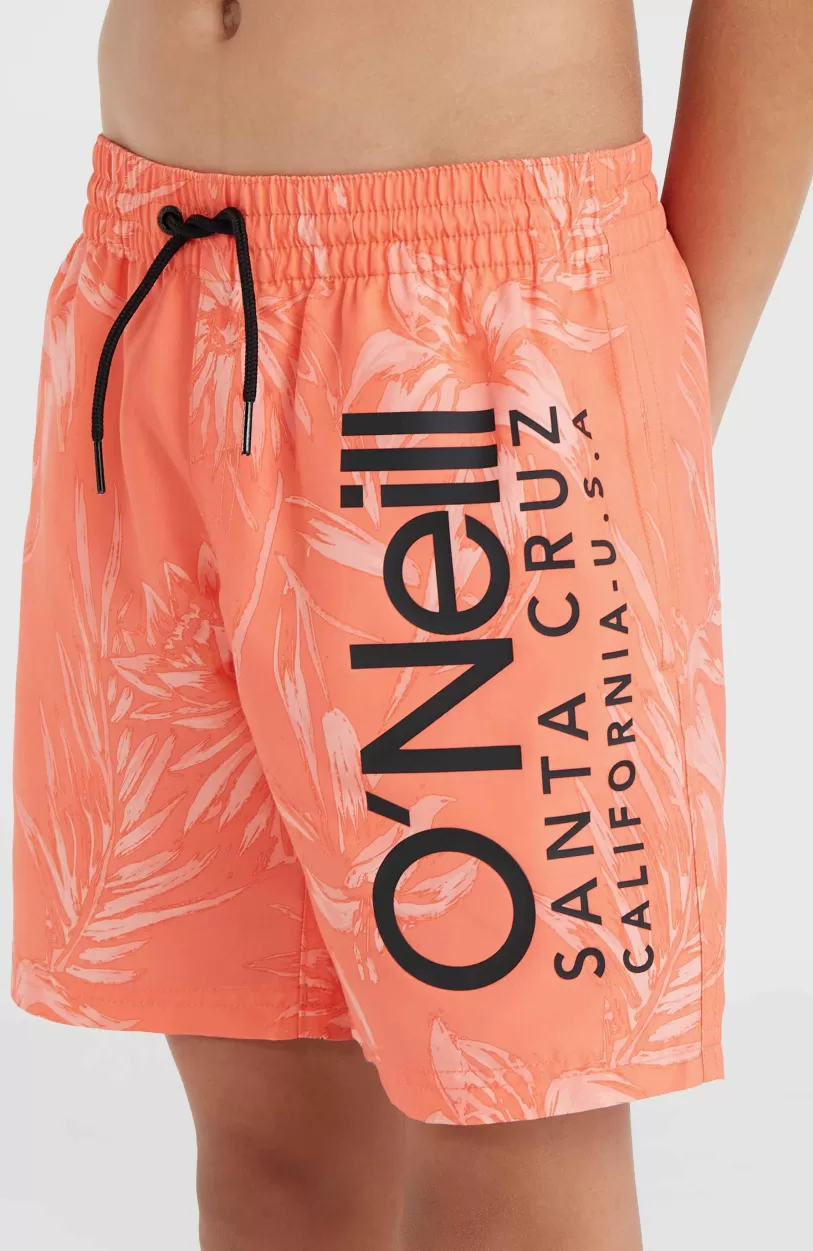 Discount O’Neill Mix And Match Cali Floral 14'' Zwembroek | Living Coral Tonal Tropicana