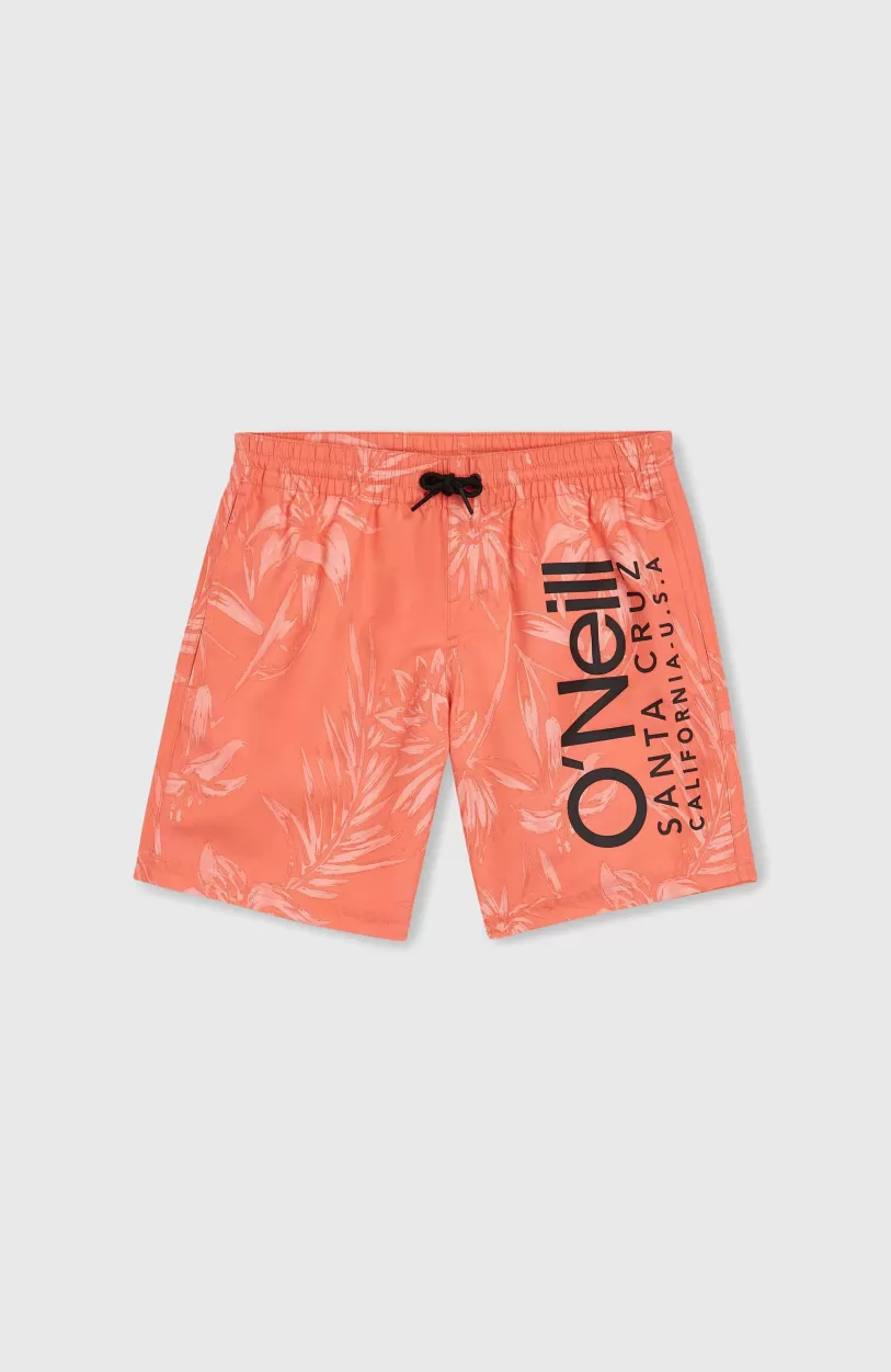 Discount O’Neill Mix And Match Cali Floral 14'' Zwembroek | Living Coral Tonal Tropicana