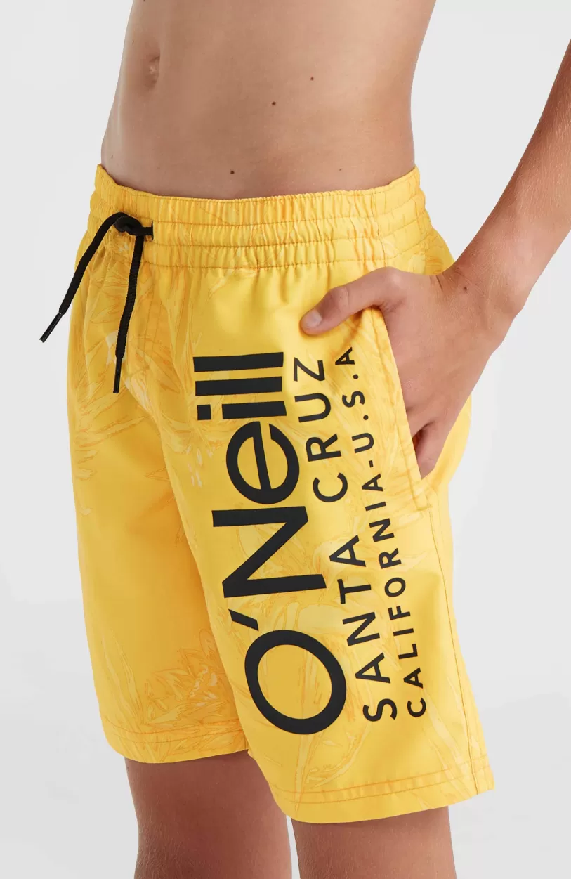 New O’Neill Mix And Match Cali Floral 14'' Zwembroek | Yellow Tonal Tropicana