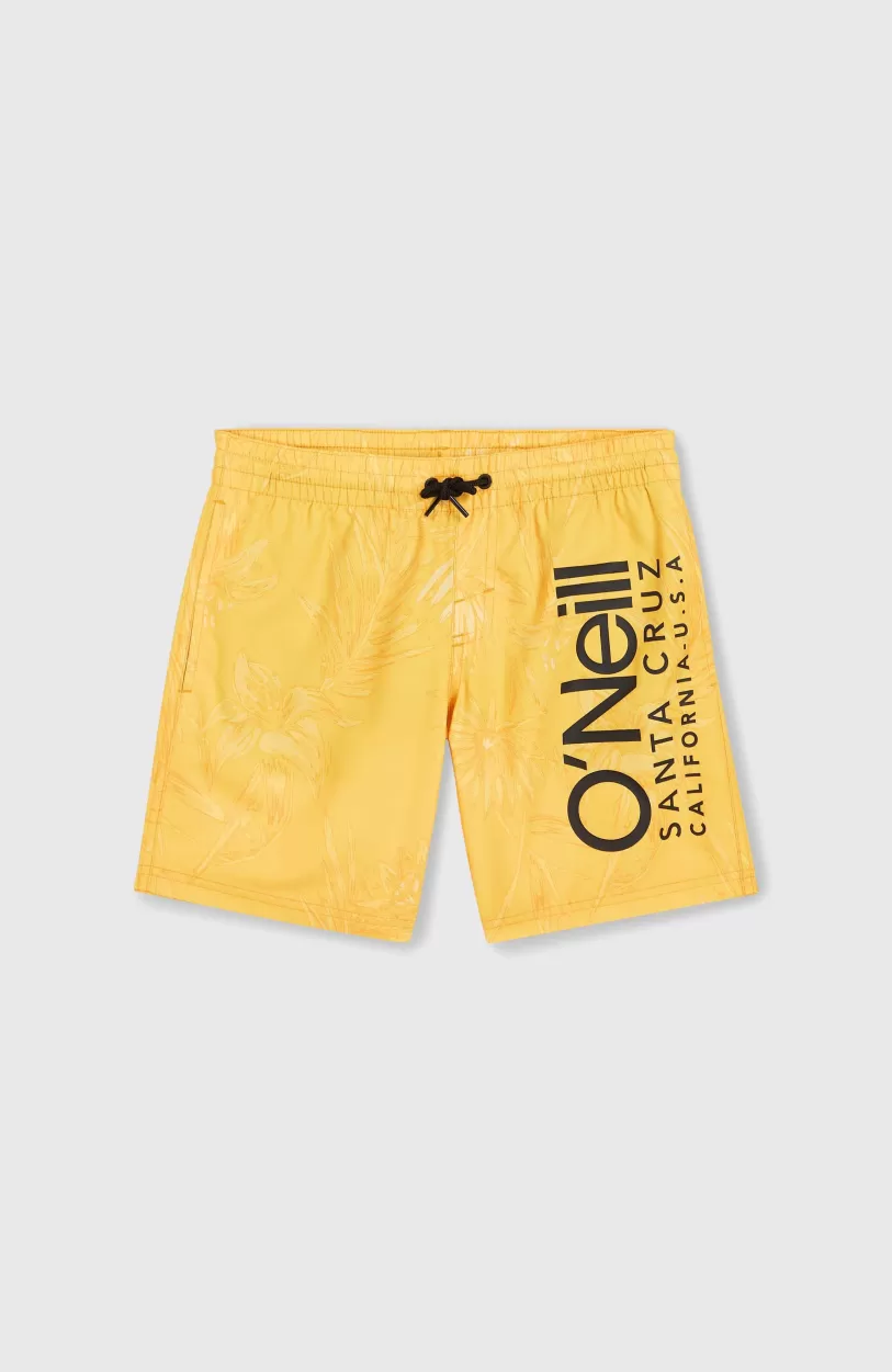 New O’Neill Mix And Match Cali Floral 14'' Zwembroek | Yellow Tonal Tropicana