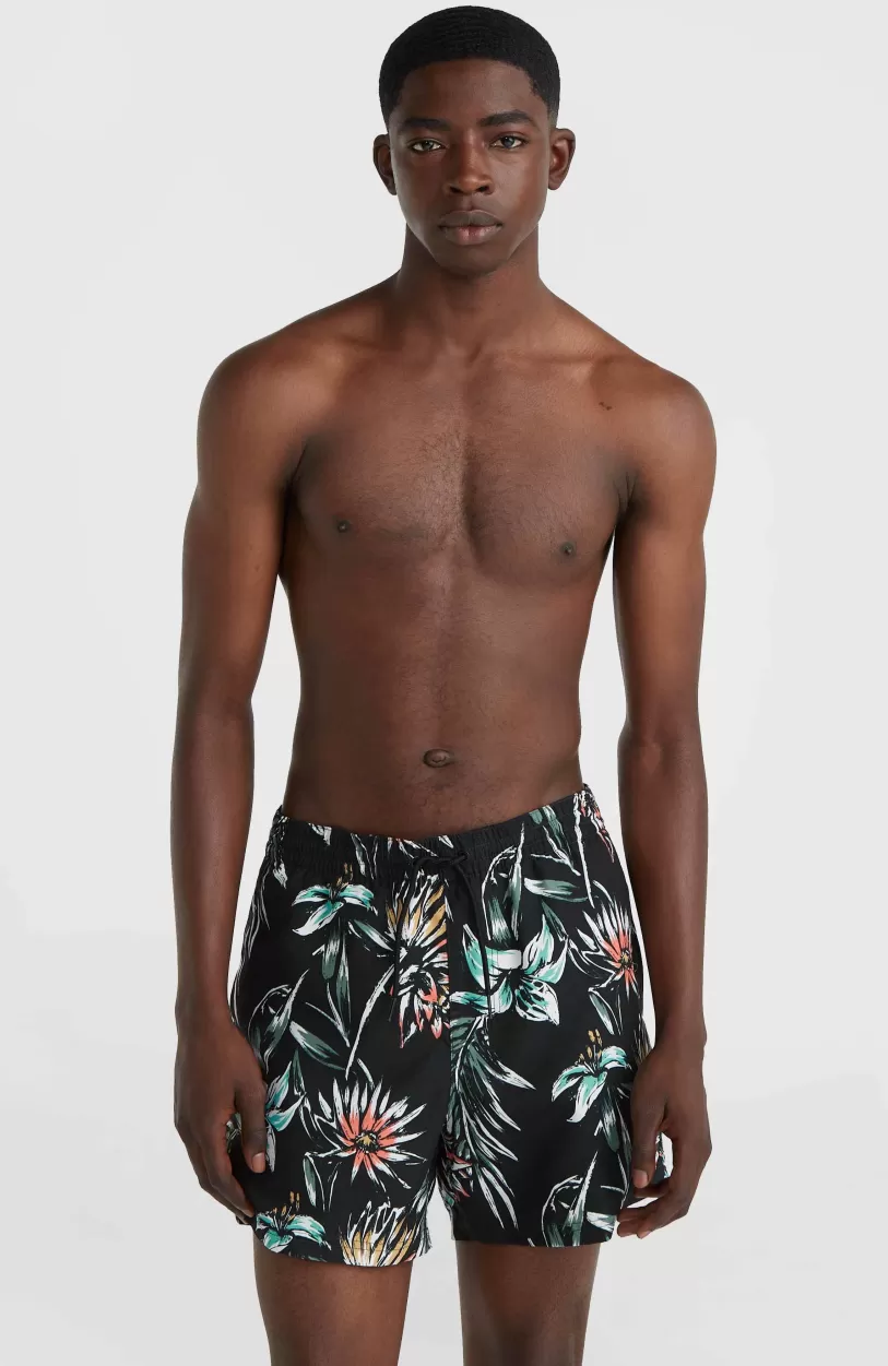 Flash Sale O’Neill Mix And Match Cali Print 15'' Zwembroek | Black Tropicana