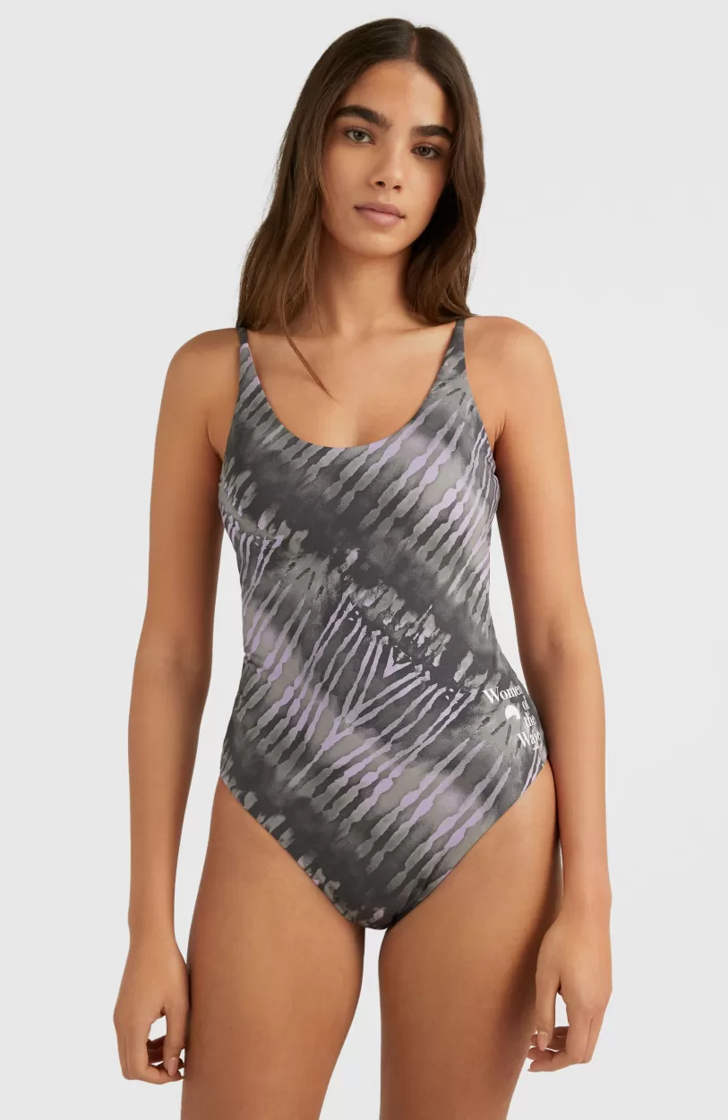 New O’Neill Mykonos Women Of The Wave Badpak | Grey Tie Dye