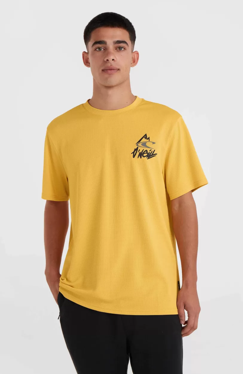 Cheap O’Neill O'Neill Hybrid Logo Polygiene T-shirt | Golden Haze