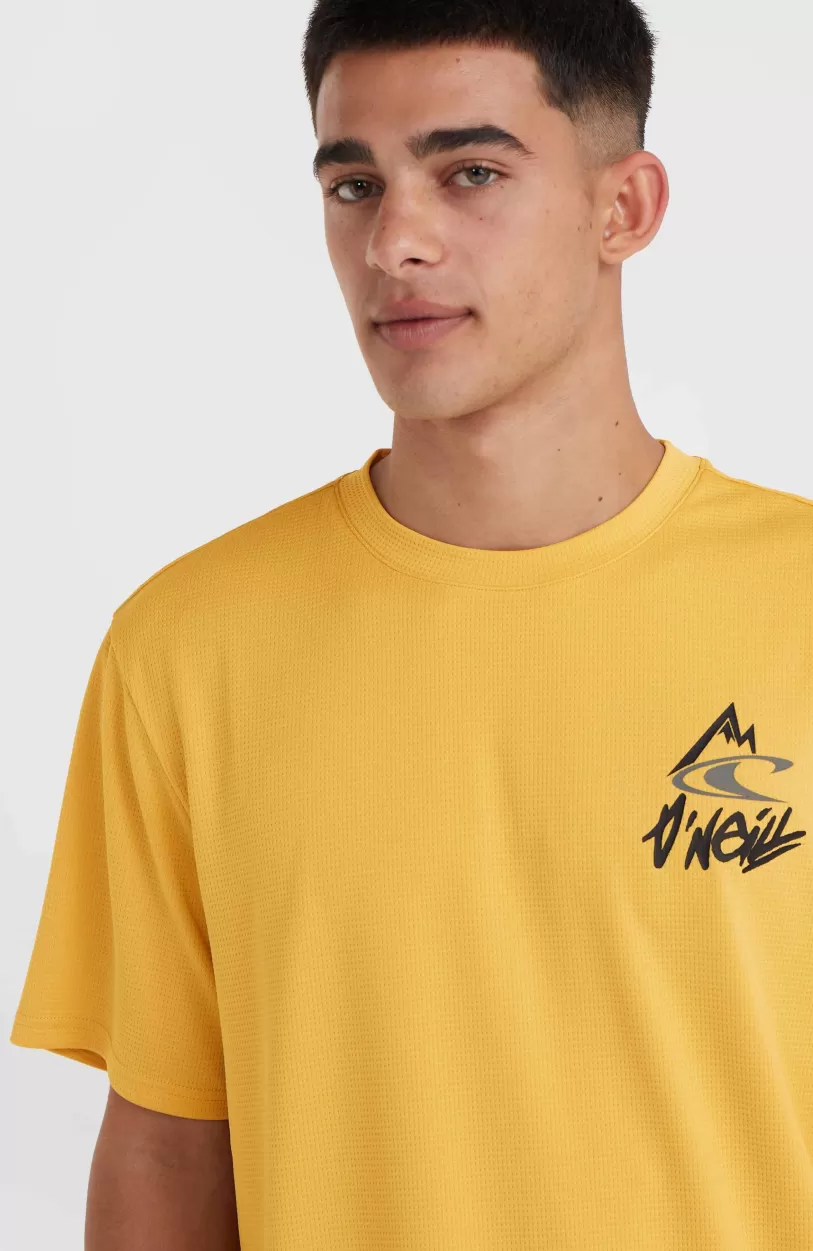 Cheap O’Neill O'Neill Hybrid Logo Polygiene T-shirt | Golden Haze