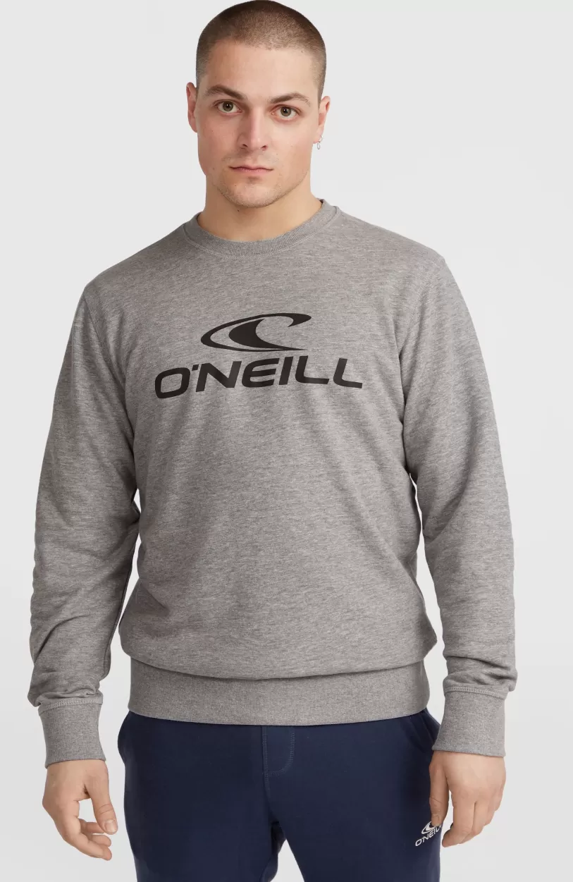 Clearance O’Neill O'Neill Logo Crew Sweater | Silver Melee