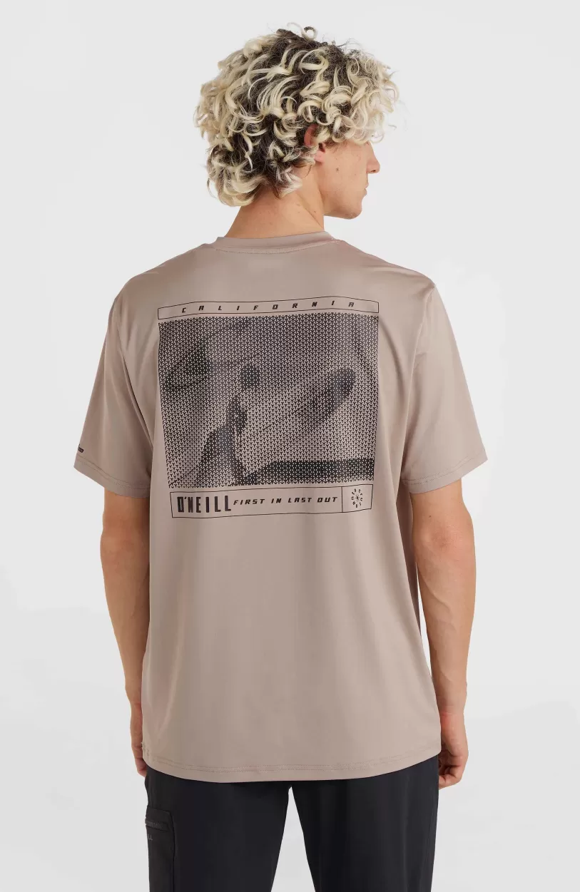 Online O’Neill O'Neill TRVLR Series Photoprint Polygiene T-shirt | Pumpkin Smoke