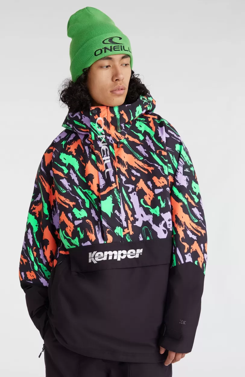 Cheap O’Neill O'Riginals Anorak Wintersportjas | Black Kemper Print