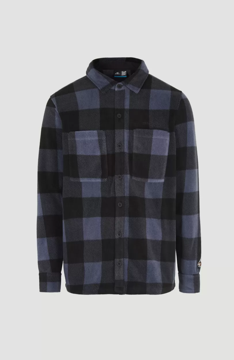 Sale O’Neill Overhemd Superfleece | Blue Utility Check