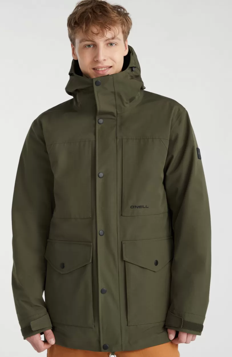 Fashion O’Neill Parka O'Neill TRVLR Series Journey Shell | Forest Night