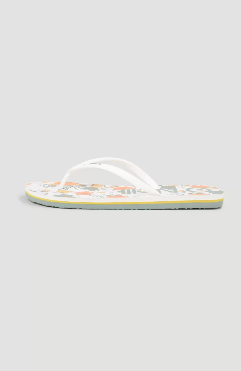 Sale O’Neill Profile Graphic Slippers | White Bluemchen