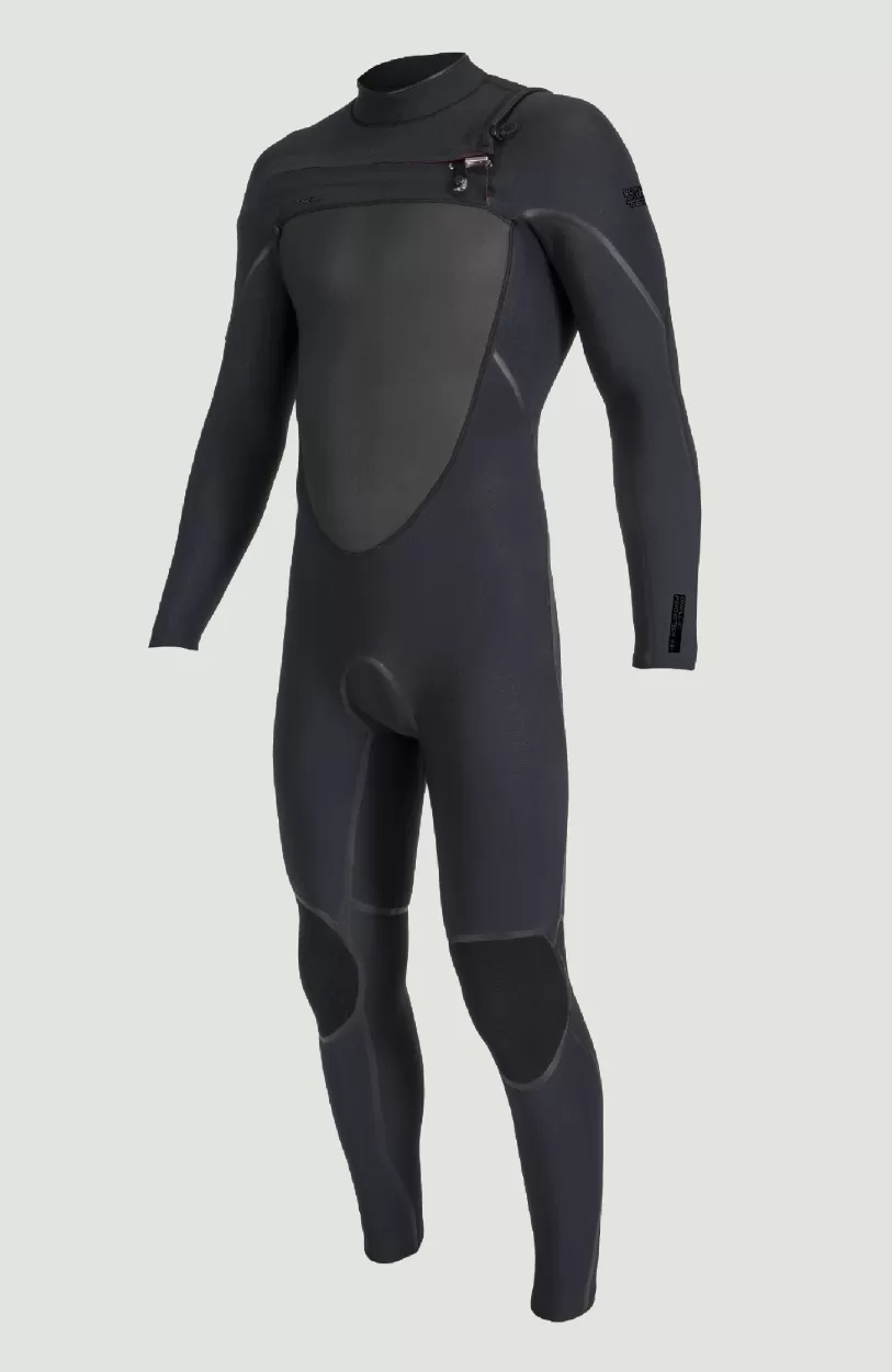 Discount O’Neill Psycho Tech 5/4mm Chest Zip Full Wetsuit | BLACK/BLACK