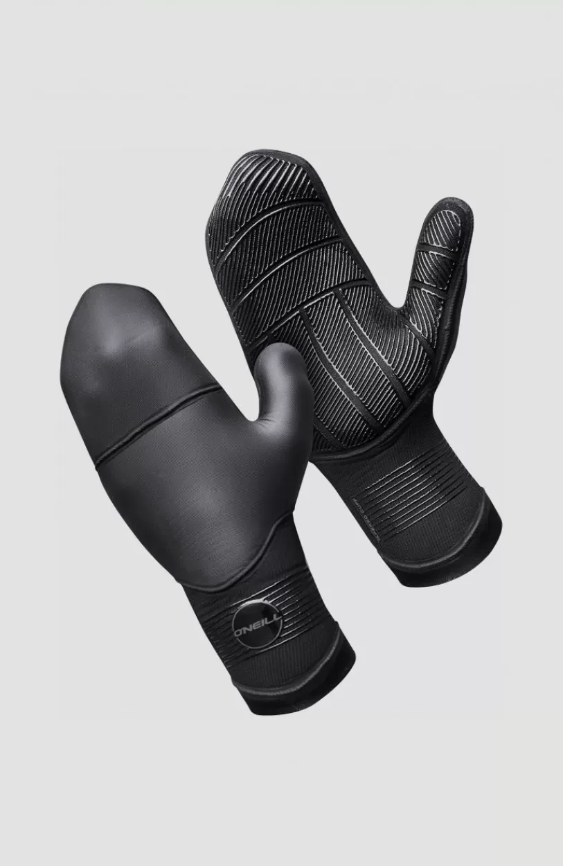 New O’Neill Psycho Tech 5mm Mittens | Black