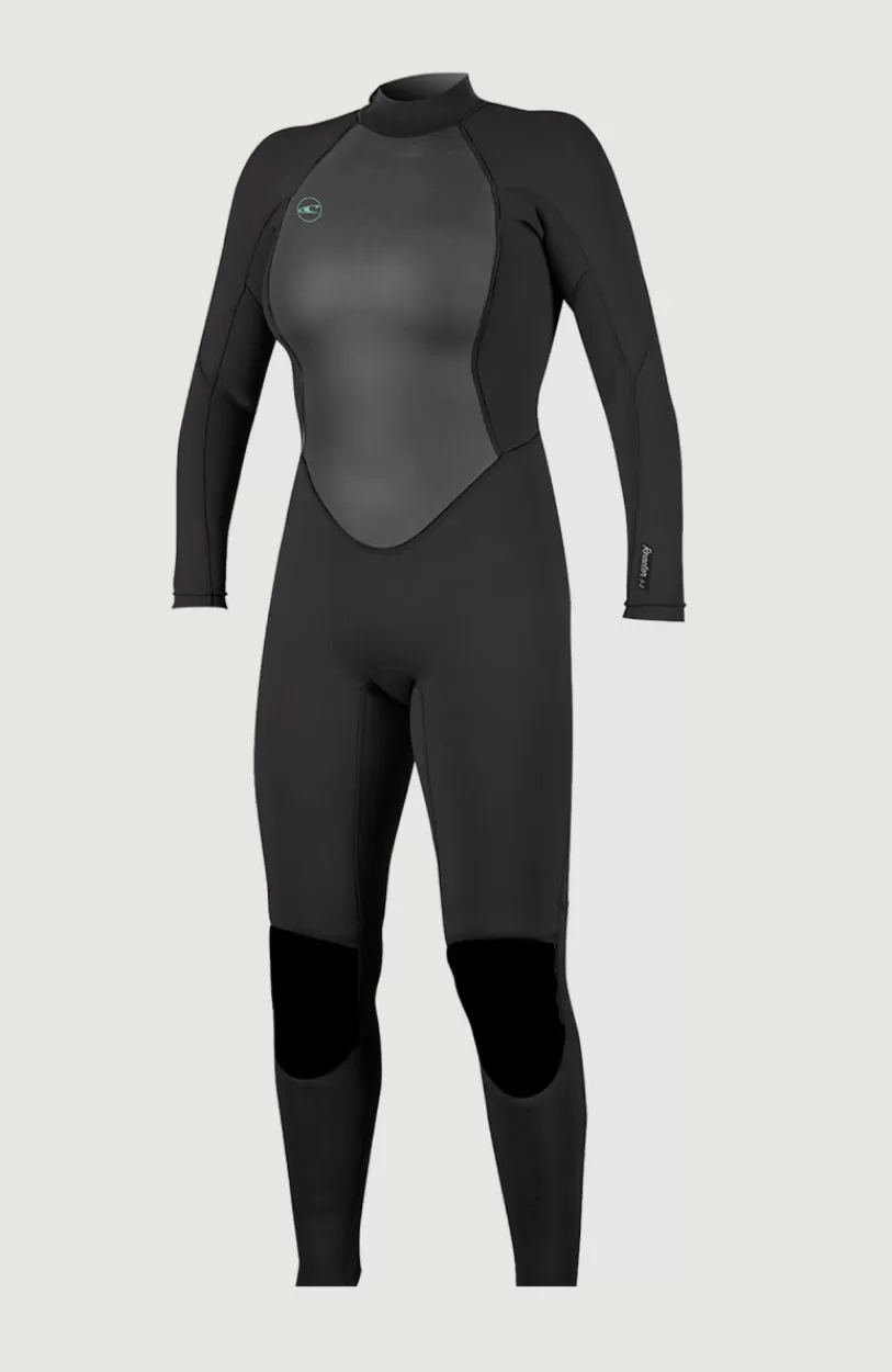 Online O’Neill Reactor-2 3/2mm Back Zip Full Wetsuit | BLACK/BLACK