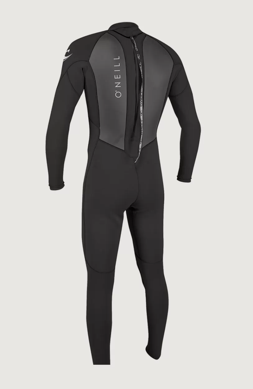 Store O’Neill Reactor-2 3/2mm Back Zip Full Wetsuit | BLACK/BLACK