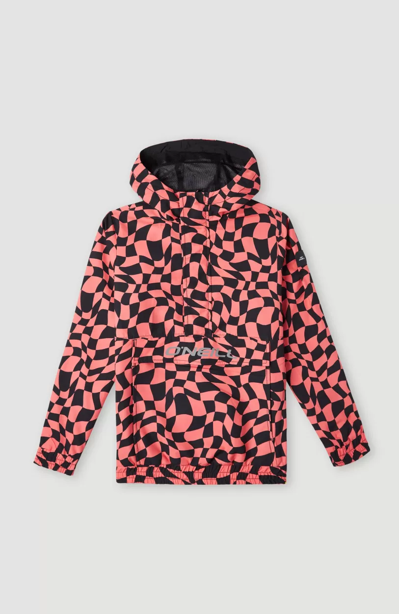 Best Sale O’Neill Ridge Anorak Jas | Pink Checkboard