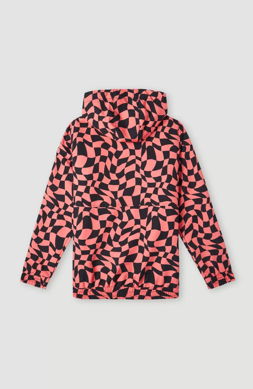 Best Sale O’Neill Ridge Anorak Jas | Pink Checkboard