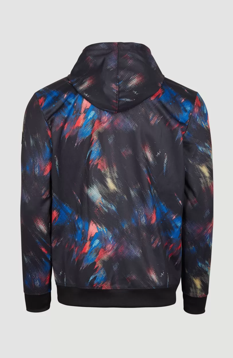 Shop O’Neill Rutile Fleece Jas | Black Future Fade