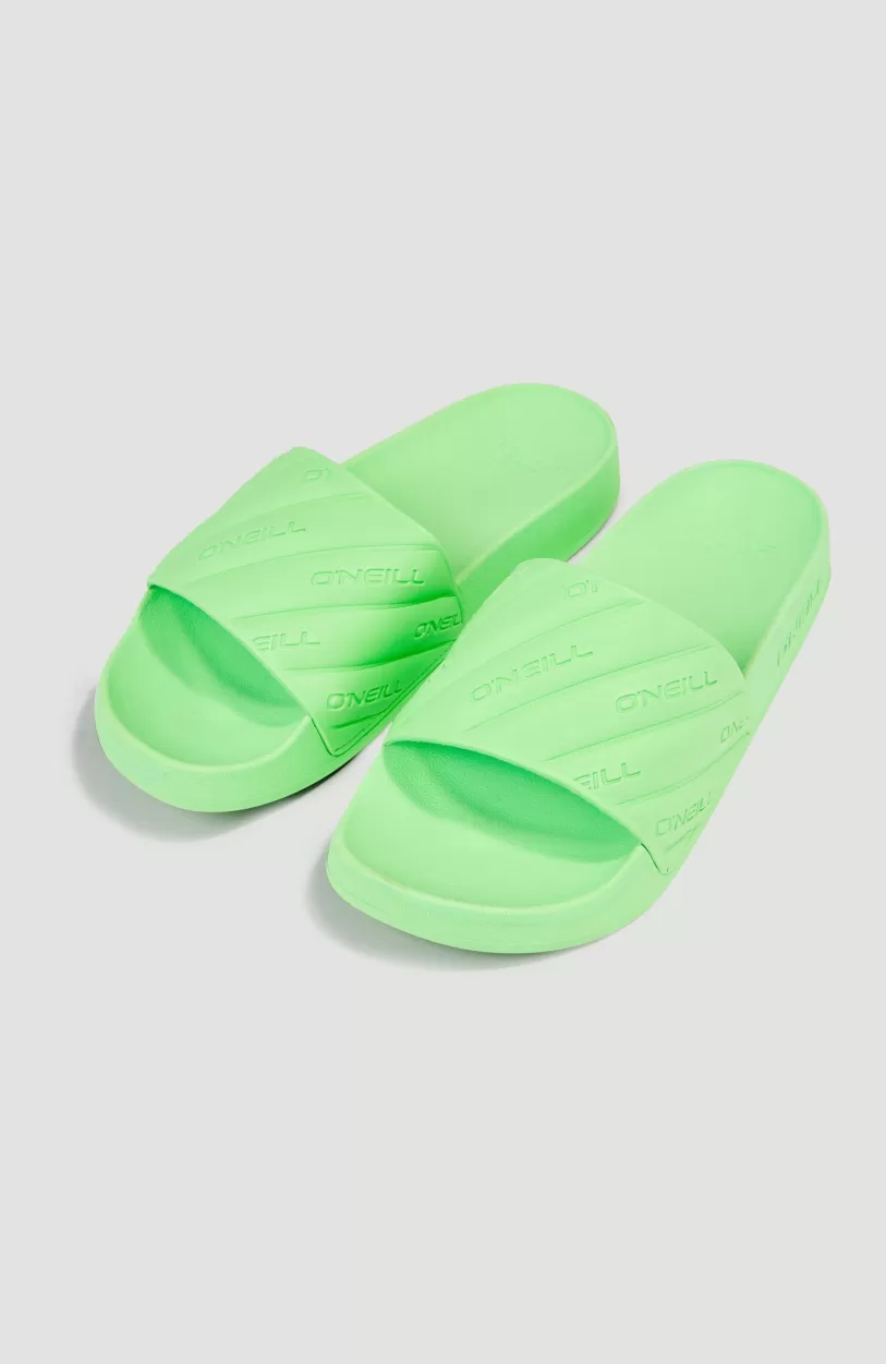 Best O’Neill Rutile Slippers | Neon Green