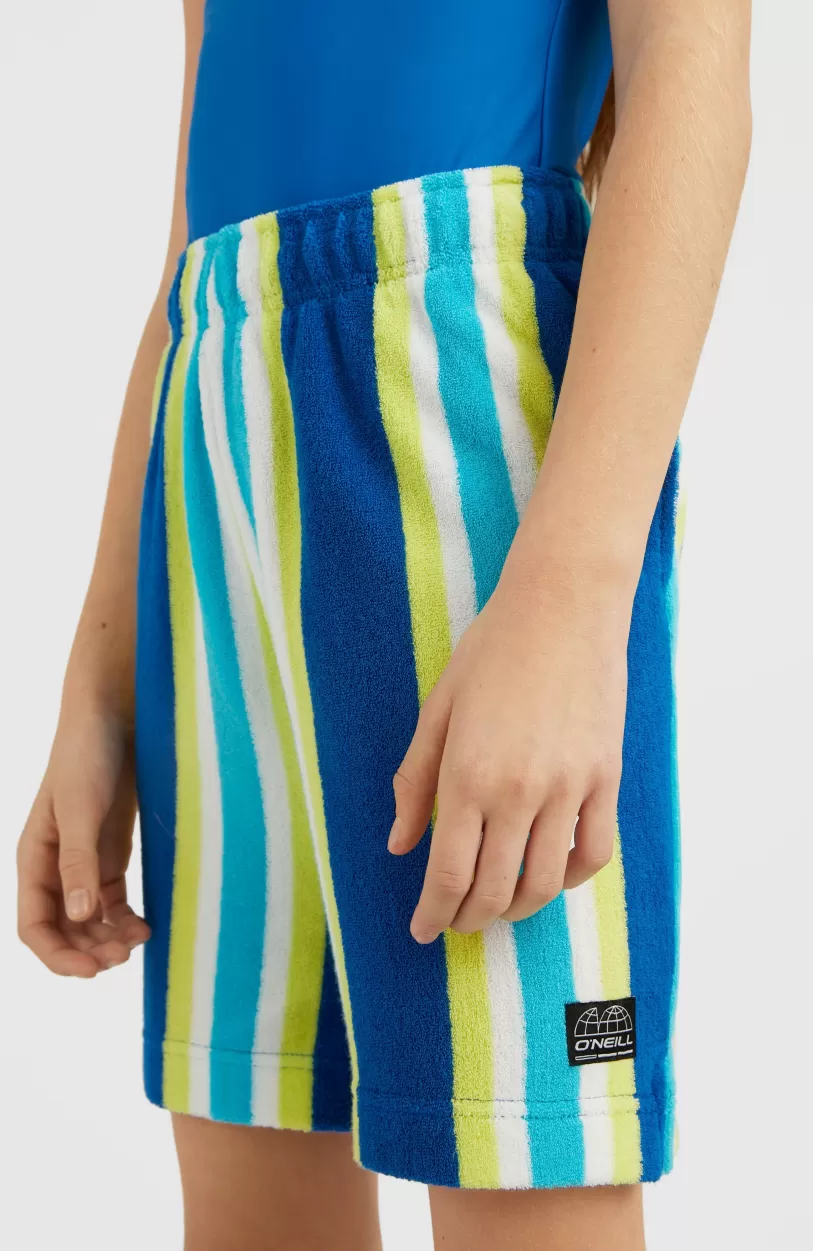 Store O’Neill Short Brights Terry | Blue Towel Stripe