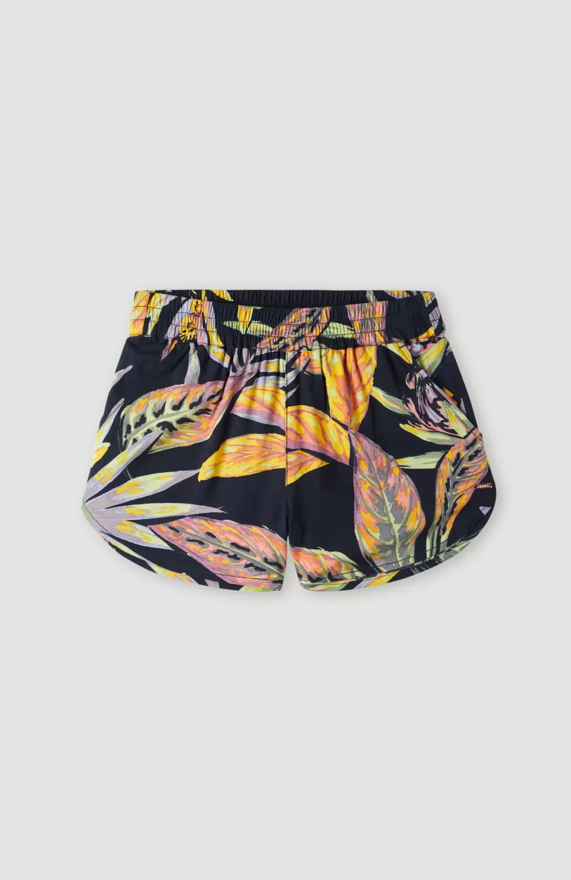 Clearance O’Neill Short Leiko Beach | Black Tropical Flower