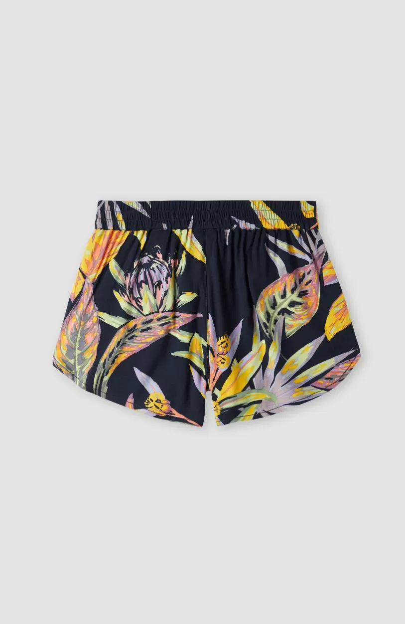 Clearance O’Neill Short Leiko Beach | Black Tropical Flower