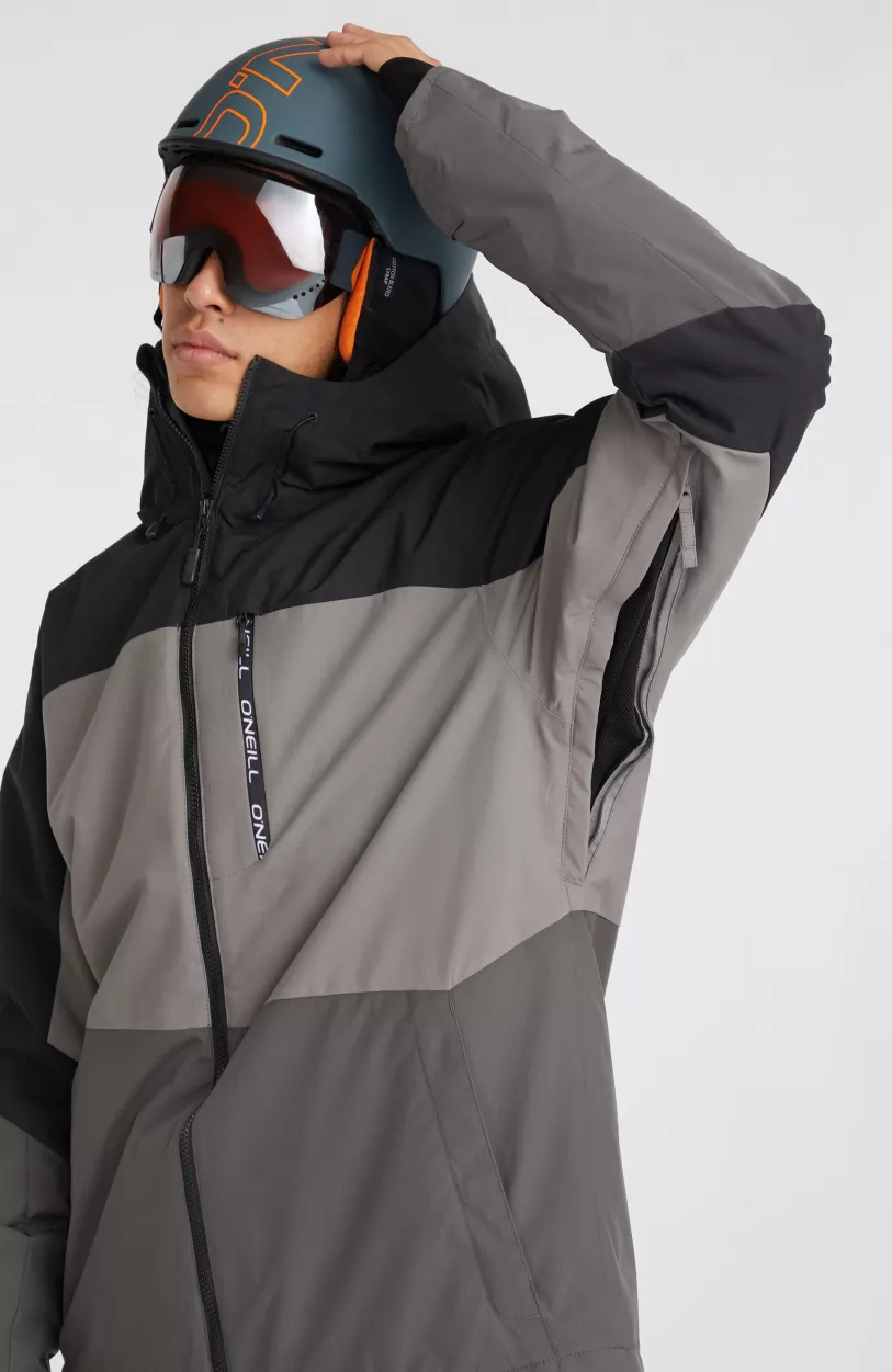 Shop O’Neill Ski Jas Carbonite | Black Out Colour Block