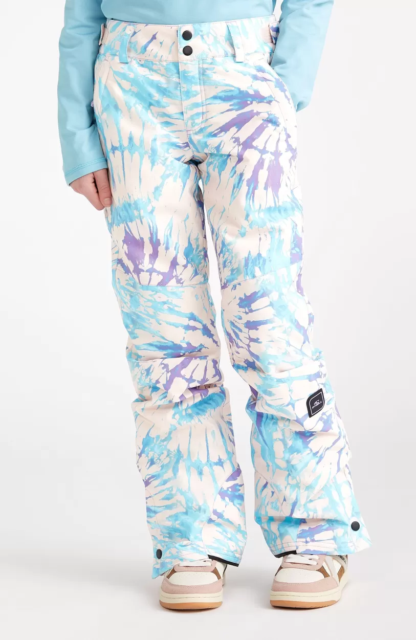 New O’Neill Skibroek Star Printed | Pink Tie Dye