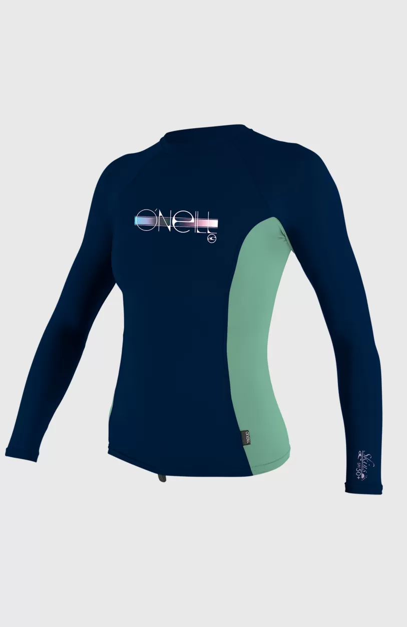 Hot O’Neill Skins Long Sleeve Crew | Dark Blue