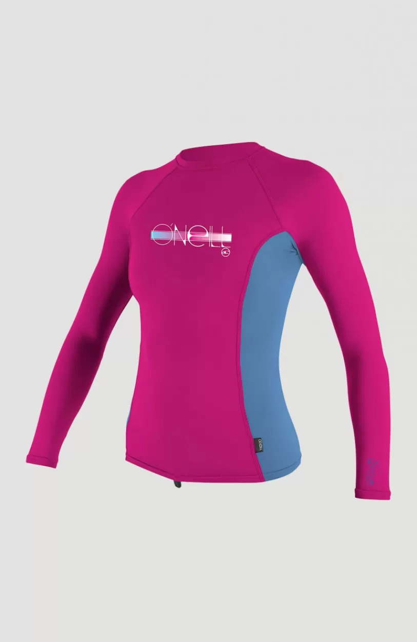 Fashion O’Neill Skins Long Sleeve Crew | Dark Pink